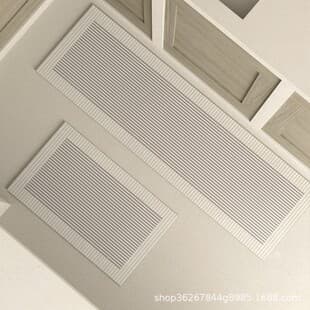 Cream Style Minimalist Diatom Mud Kitchen Mat, Water-Absorbent Non-Slip Foot Mat, Quick-Dry Stain-Resistant Bathroom Door Mat