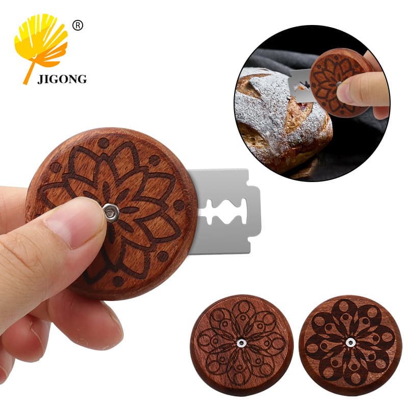 Portable Round Bread Scoring Knife Bread Trimming Knife Scoring Tool European Baguette Soft Bread Knife Baking Supplies
