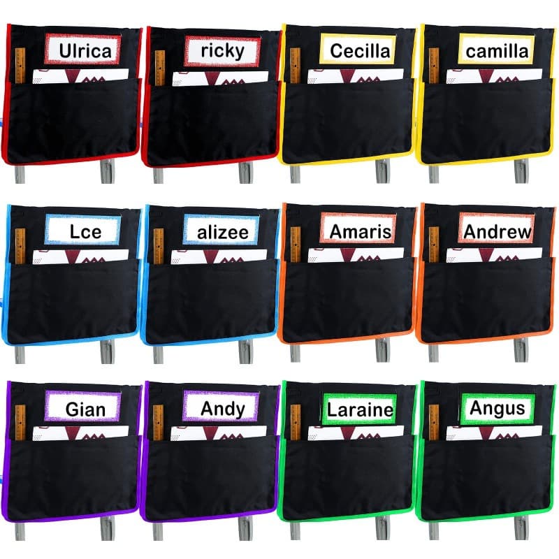 Amazon Best Seller Chair Back Organizer Pocket Chair Storage Bag Chair Back Pocket Chair Pockets