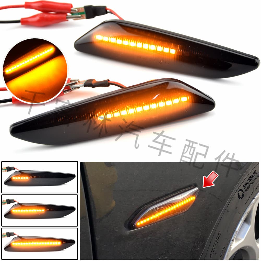 Sequential LED Fender Side Marker Light for Alfa Romeo 147 156 Fiat Lancia Chrysler
