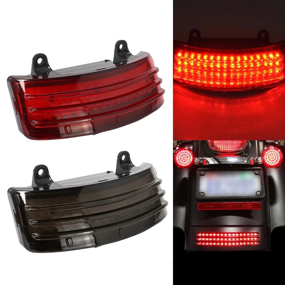 Harley Street Glide Road Glide Road King Custom Rear Tail Light with Turn Signals 14-19