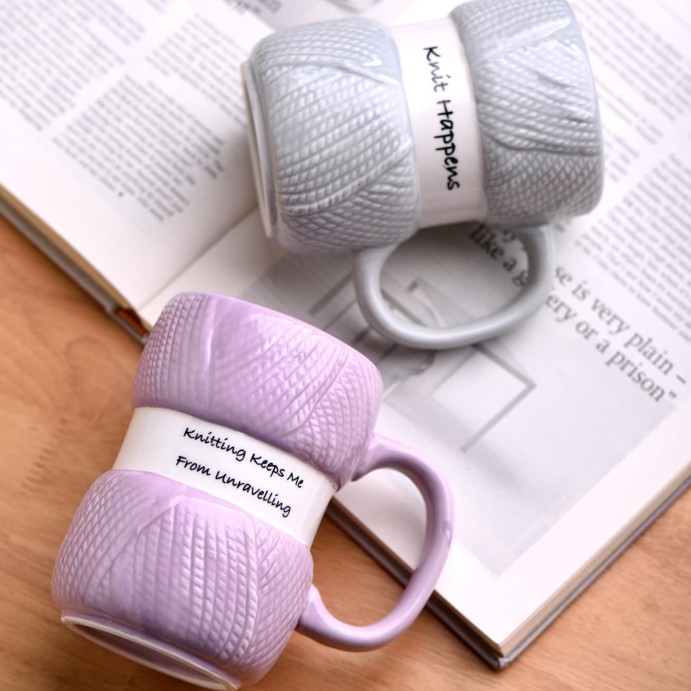 Yarn Ball Mug Creative Knitted Yarn Ball Mug Ceramic Coffee Cup High Aesthetic Office Gift Cup for Women