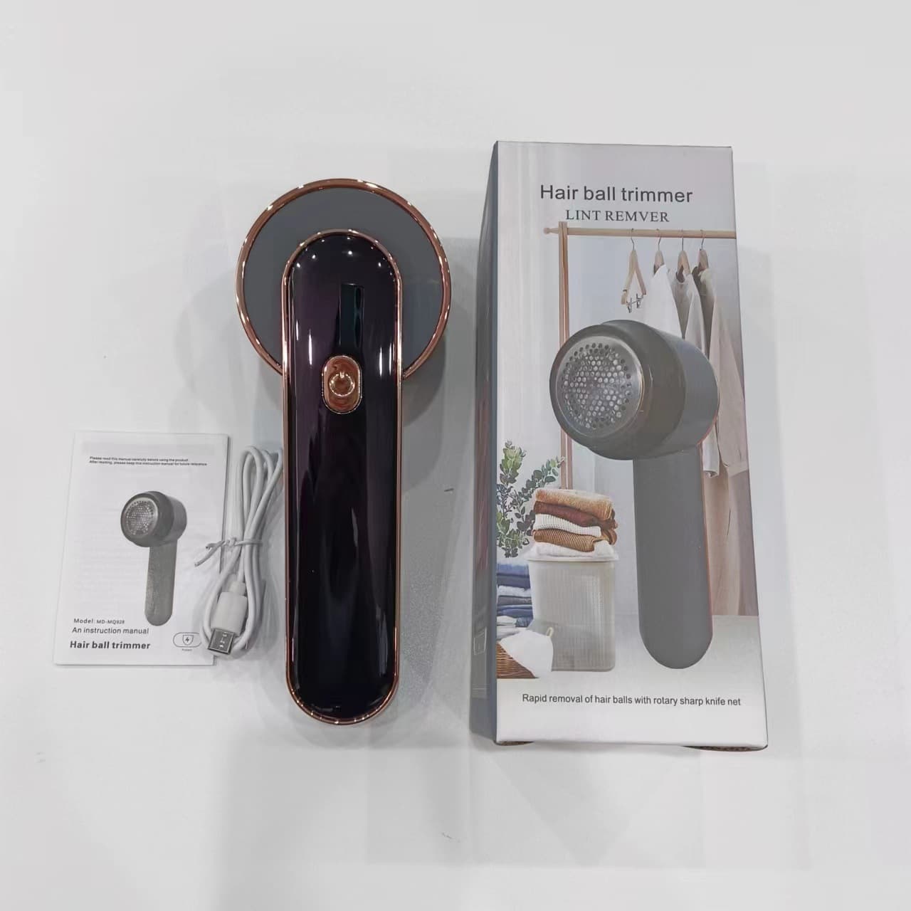 Home Use Electric Lint Remover Fuzz Shaver Sweater Clothing Pilling Trimmer Machine Portable Fabric Shaver For Sweaters Clothes
