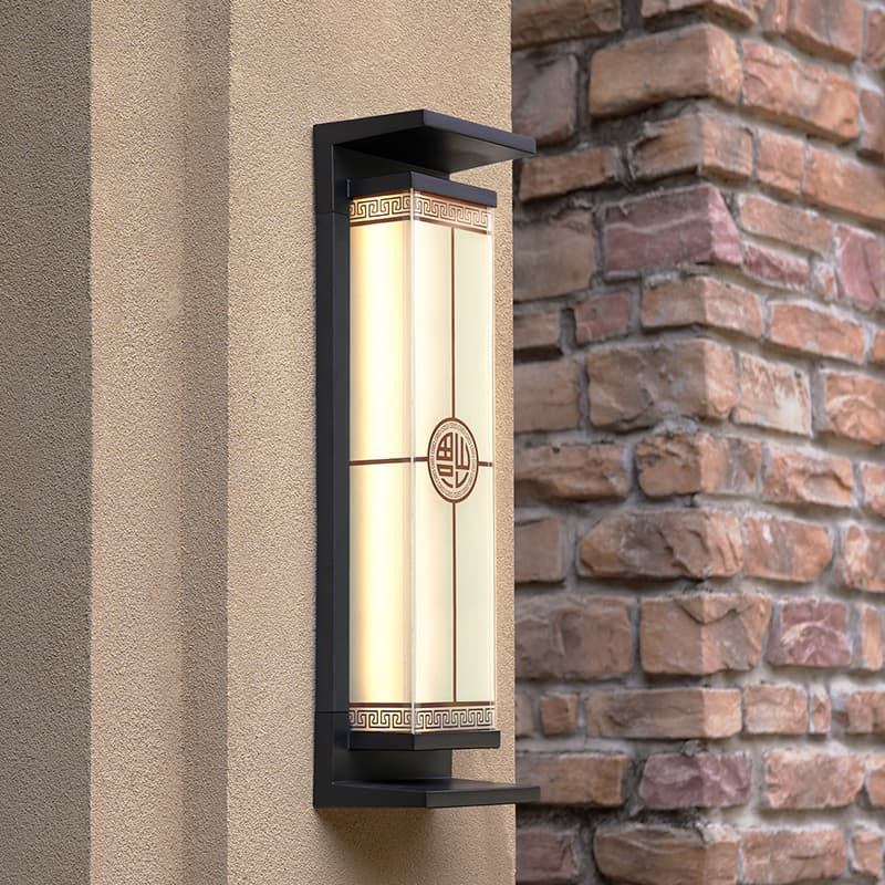 Solar Outdoor Wall Light, Waterproof, Weatherproof, Courtyard Wall Lamp, Villa Garden Balcony Entrance, Wired Wall Light