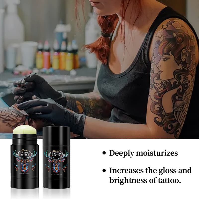 OCHEAL Cross-border Tattoo Care Stick for Color Fixation, Brightening, Moisturizing, and Gentle Skin Nourishment in a Twist-up Design