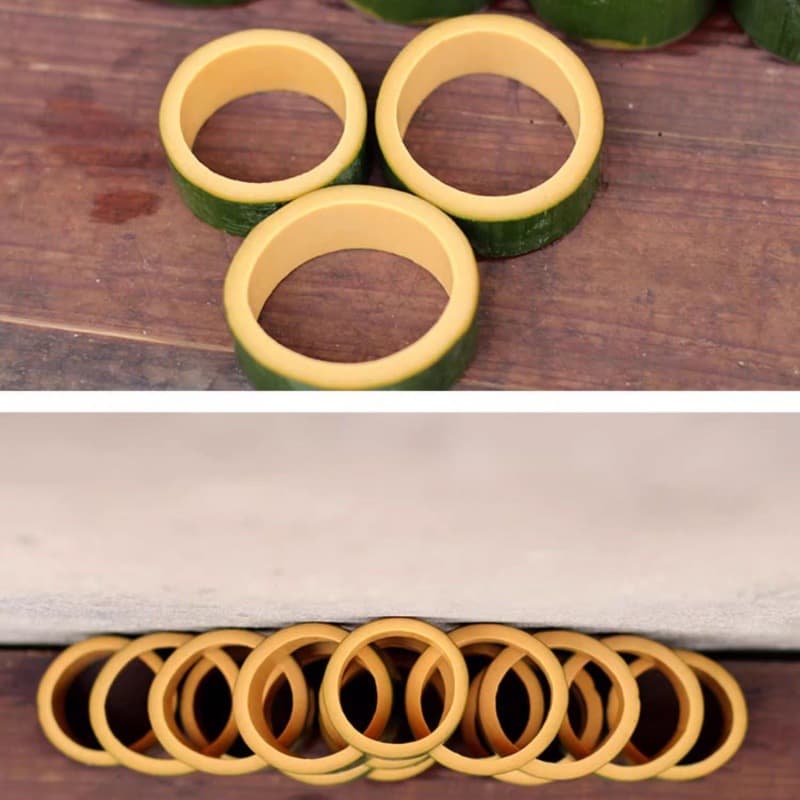 Toy Craft Bamboo Ring Material Set, Bamboo Tube Small Nan Bamboo, Kindergarten Play Bamboo Hoop for Children, Fashionable