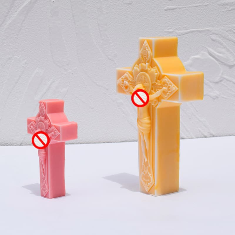 New Cross-border Figure Figurine Scented Candle Silicone Mold Sculpture Creative Design Candle Silicone Mold