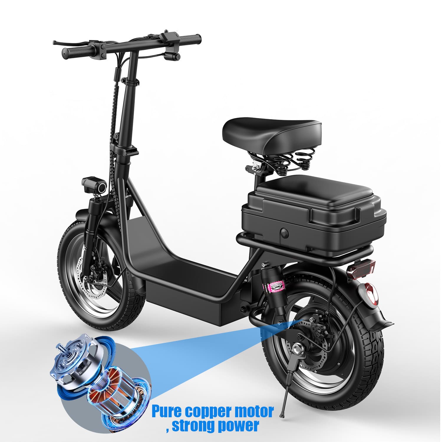 Overseas Warehouse Hot-Selling GQ8 Electric Scooter for Adults Two-Wheel Commuter Electric Scooter for Grocery Shopping