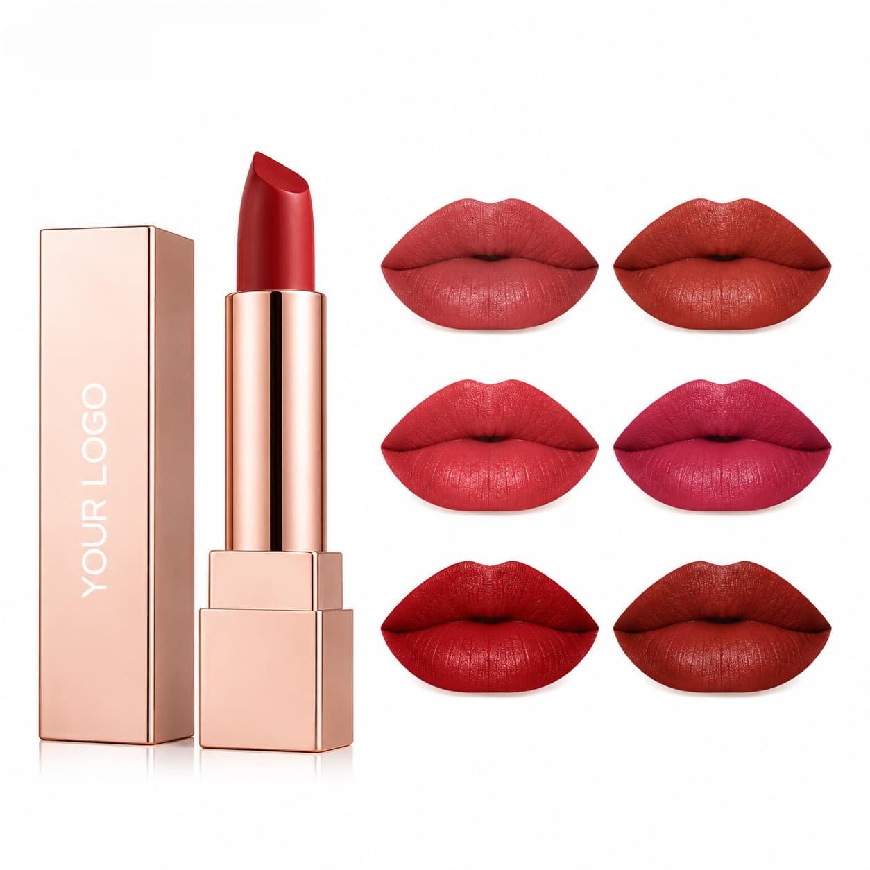 Lipstick OEM/ODM Custom Processing, Transfer-Proof Lipstick, Cross-Border Cosmetics Supply, Small Batch Minimum Order
