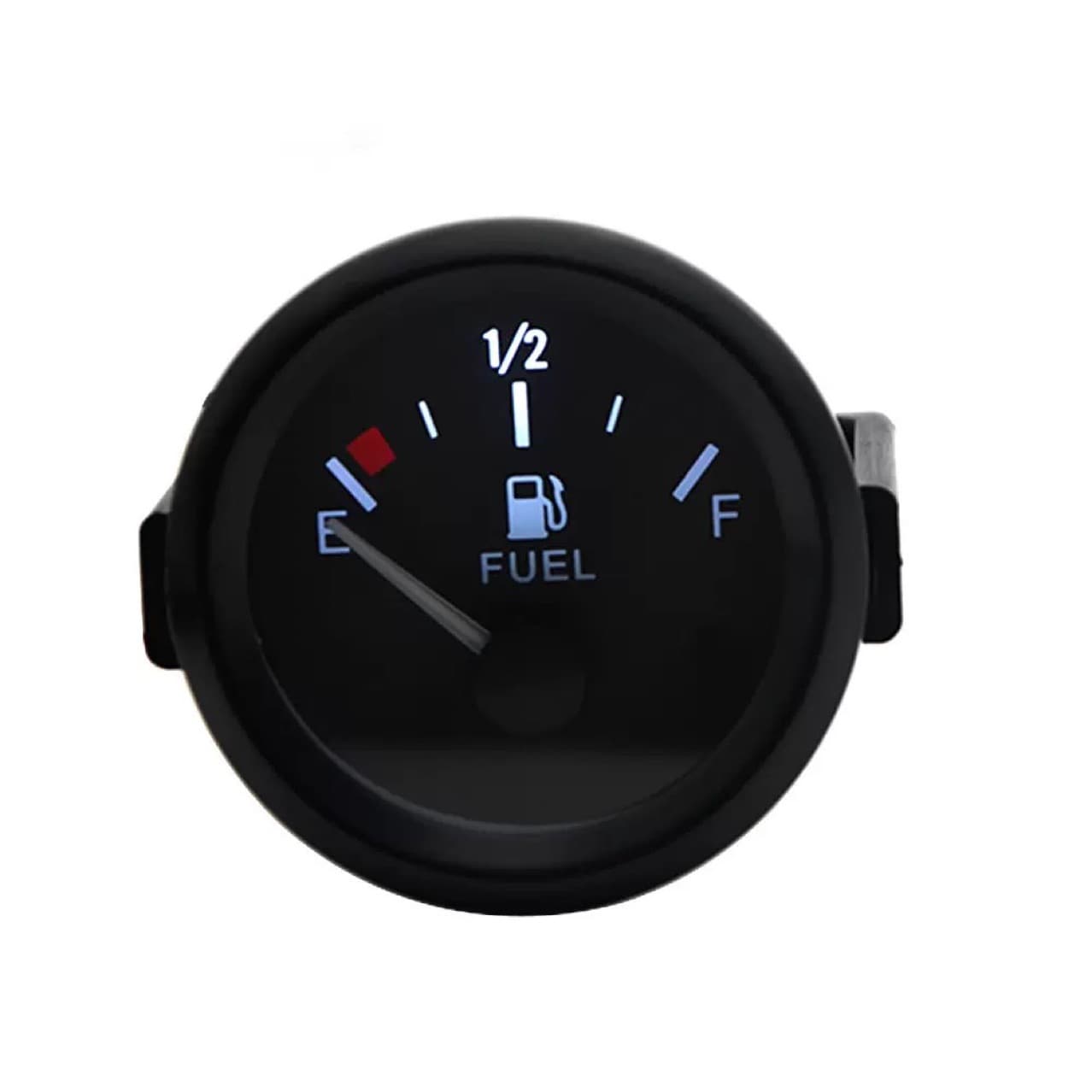 2-inch 52MM Black Face Pointer Fuel Gauge with Fuel Float, Vehicle Meter, Custom Car Meter