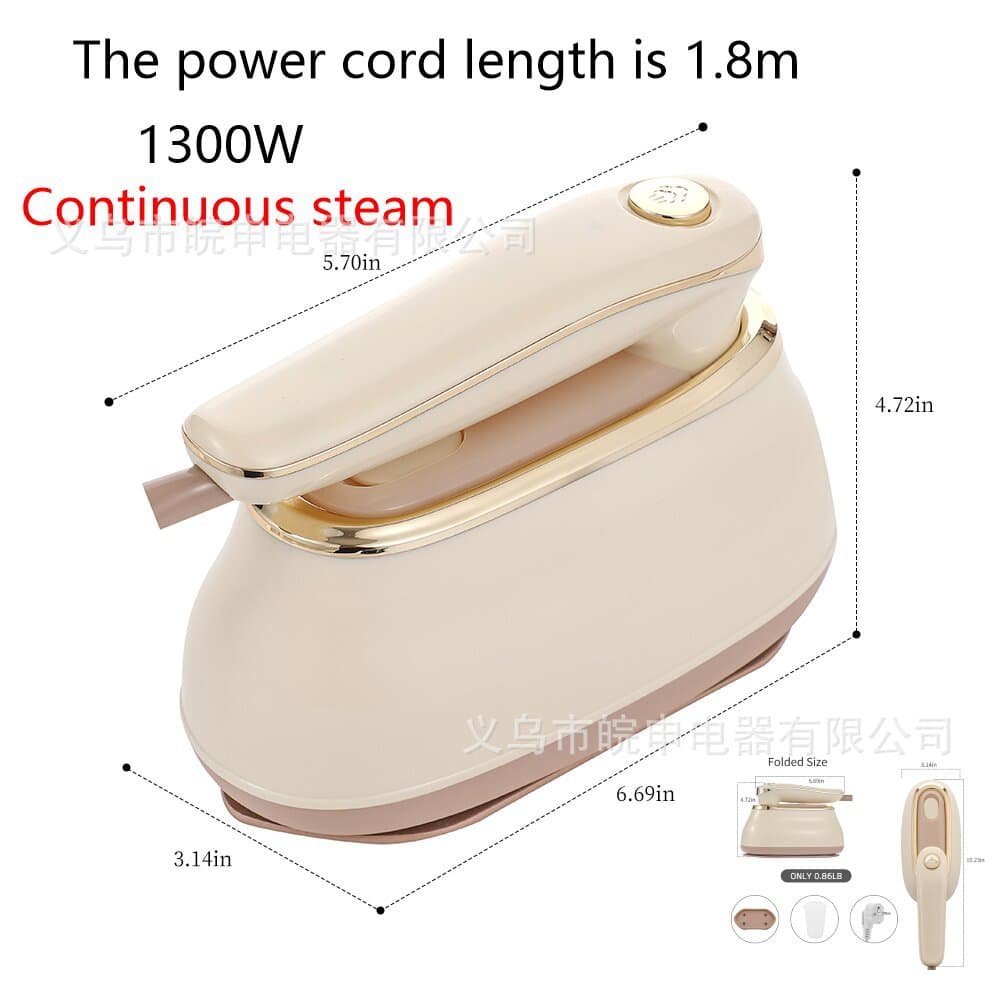 New handheld garment steamer, high-power portable steamer, household rotary portable iron.