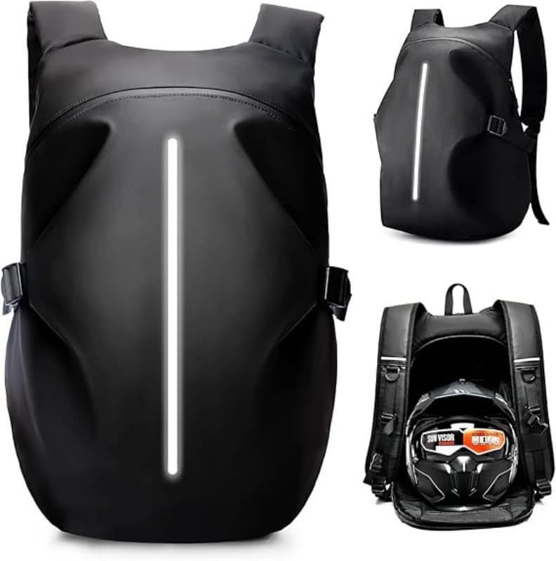 Cycling backpack, motorcycle helmet, backpack, female motorcycle rider bag, waterproof travel bag, large capacity for men