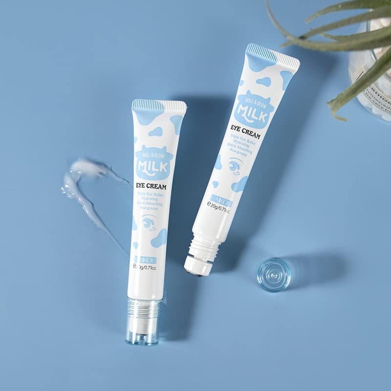 Cross-border LAIKOU Laikou Milk Roller Brightening Eye Cream 20g, Hydrating, Moisturizing, Brightening Eye Skin In Stock