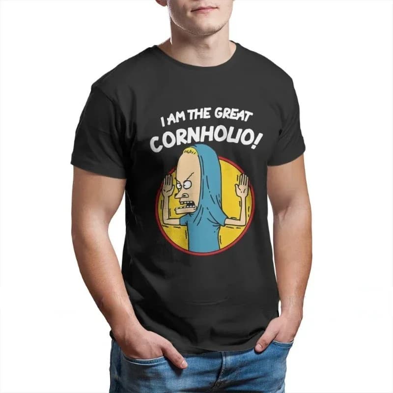 【Cross-border European code】Beavis and Butthead Comedy Cartoon Graphic Tshirt
