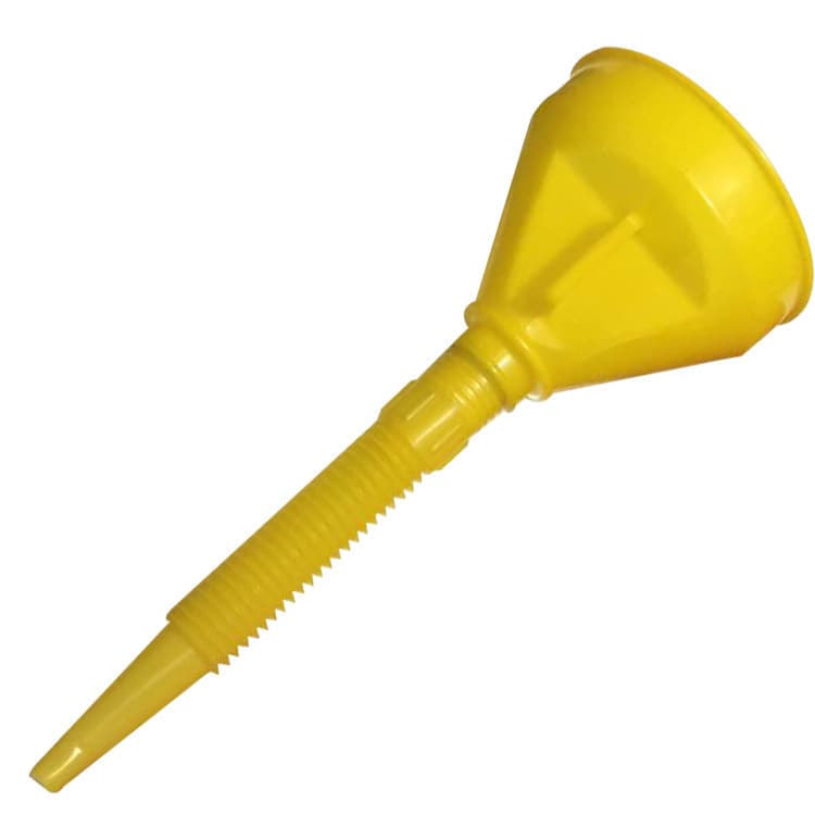 Factory Wholesale Gasoline Funnel for Cars and Motorcycles, Water and Fuel Funnel 145MM Plastic Hose Colored Funnel