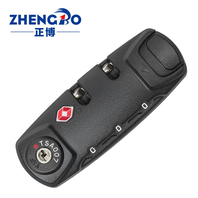 Factory Stock TSA21137 Customs Lock, Fixed Luggage Lock, TSA007 Approved Combination Lock