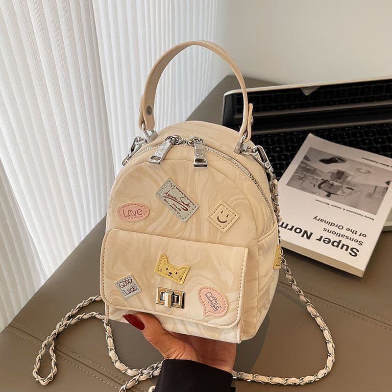 Aimitu Women's Bag 2025 New Shoulder Design Trendy Crossbody Simple Fashion Versatile Stylish Backpack Xi E8