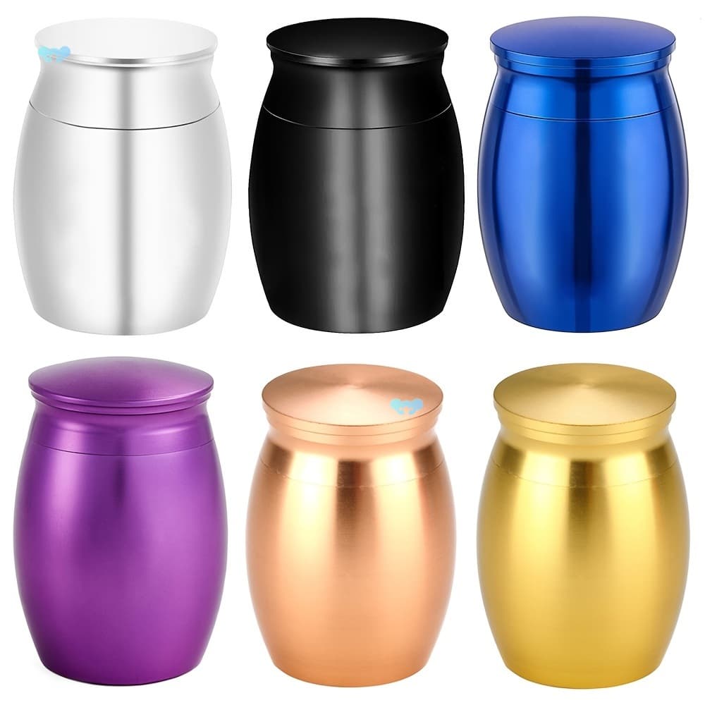Super Small Urn for Human Ashes 1.57 High Blank Memorial