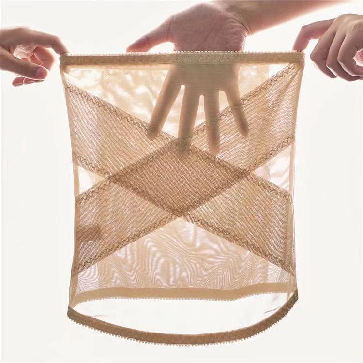 Thin Body Shaping Abdomen Belt Women's Breathable Mesh Postpartum Waist Trimmer Summer Season Nylon Fabric Lightweight Design