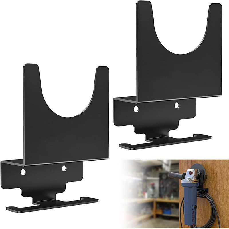 Cross-Border Hot Selling Angle Grinder Bracket with Rope Hook Grinder Storage Rack Garage Storage Storage Can Be Shipped on Behalf of Others