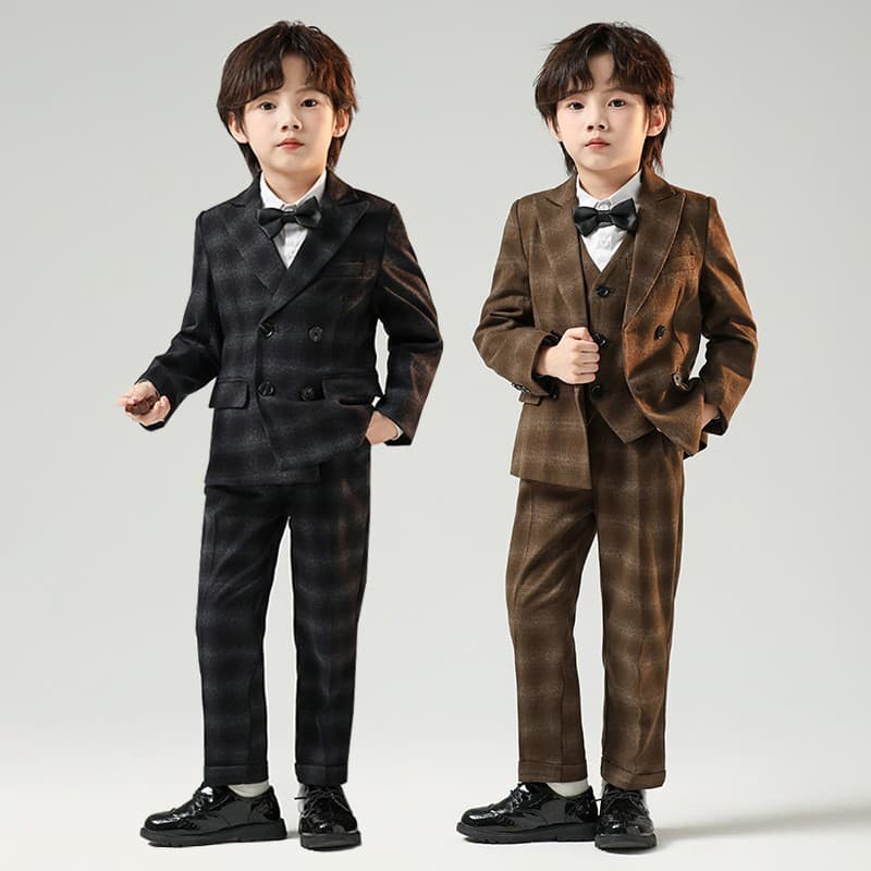 Children's suit suit, big boy, handsome flower girl, wedding suit, piano performance suit, host small suit jacket, male