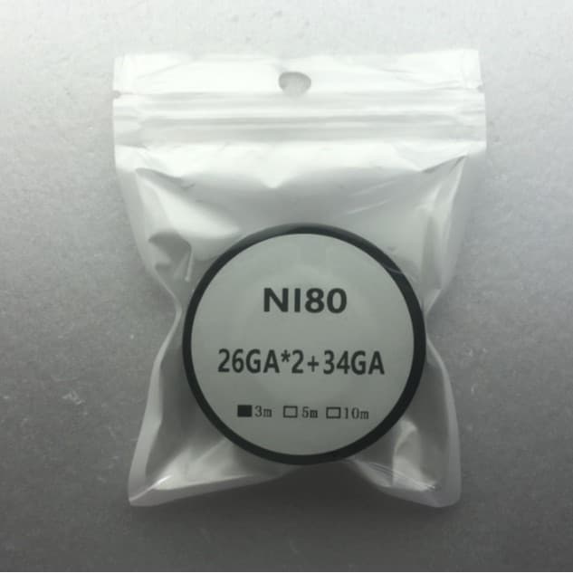 NI80 26GAx2+34GA Black Spool, Heater Accessories, Precision Heating Wire Assembly