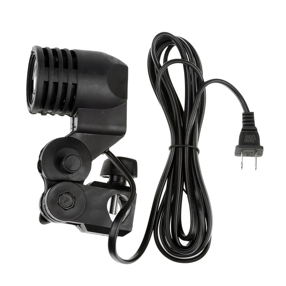 EU Standard Single Photography Lamp Head E27 Socket 2.8m Cable Length Professional Studio Lamp Head Special Mount