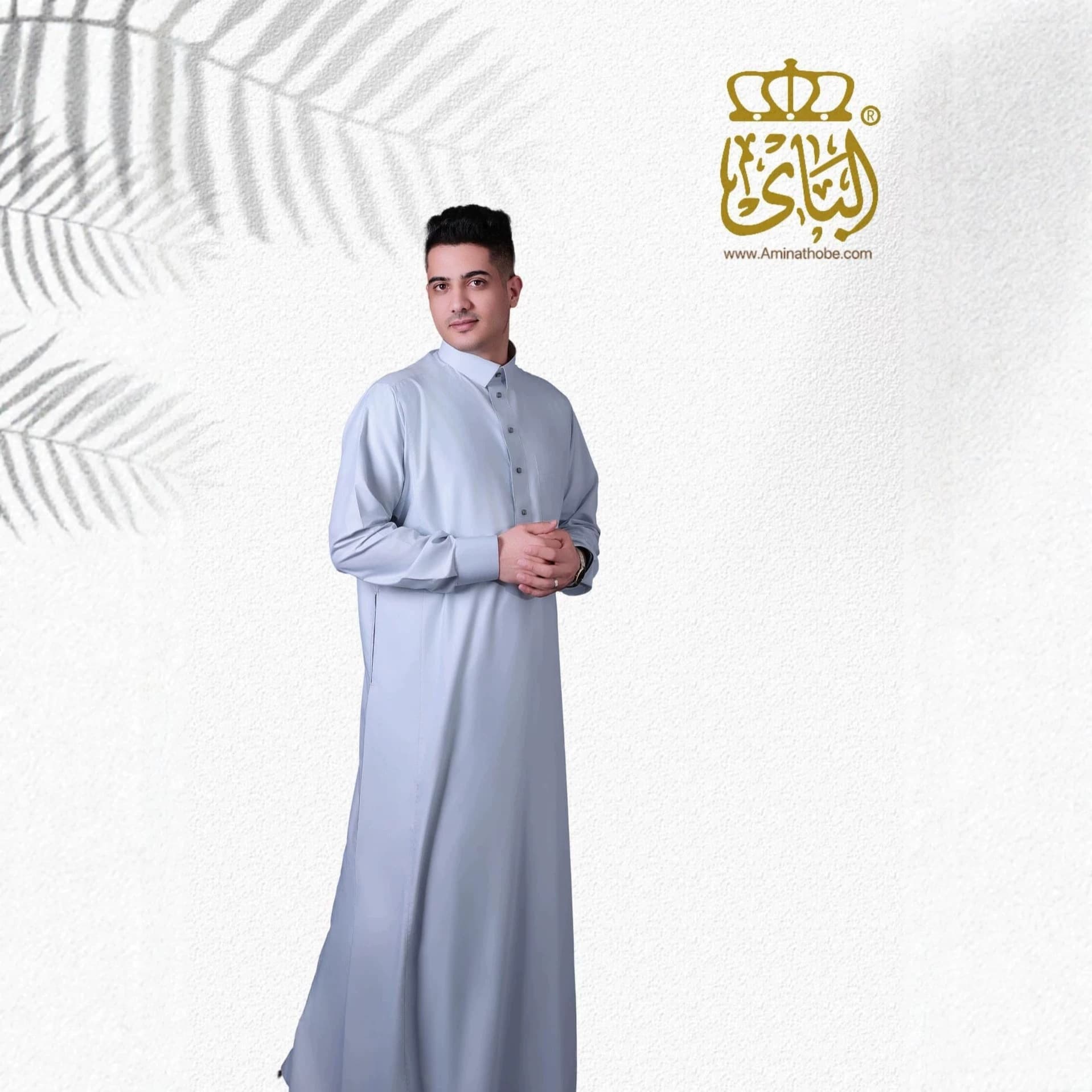 【927-221】2026 Four Seasons Wearable Men's Long Sleeve Light Luxury Men's Business Formal White Shirts and Robes Cross-border