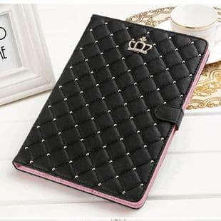 Compatible with iPad 11 A16 Diamond Crown Tablet Protective Case with Buckle, iPad Pro 11 Smart Sleep Stand Leather Case