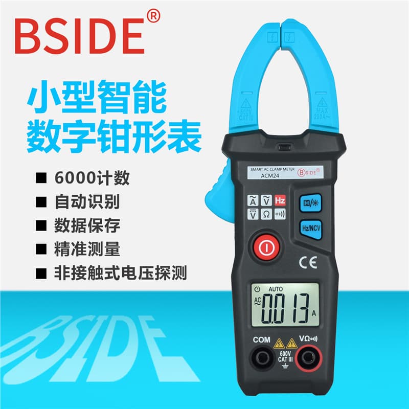 BSIDE ACM24 Smart Clamp Meter Multimeter Auto-Ranging Clamp Meter AC/DC Clamp Meter PM2016S