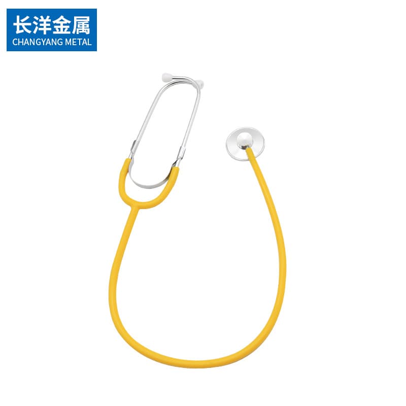 Direct from Ninghai Manufacturer, Aluminum Single-Head Teaching Stethoscope, Various Colors Teaching Stethoscope