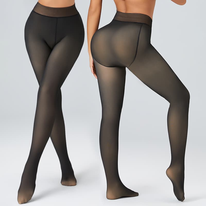 Watermelon crotch dyed black sheer pantyhose, sold on European and American cross-border e-commerce platforms, Amazon, TK plus size sheer leggings