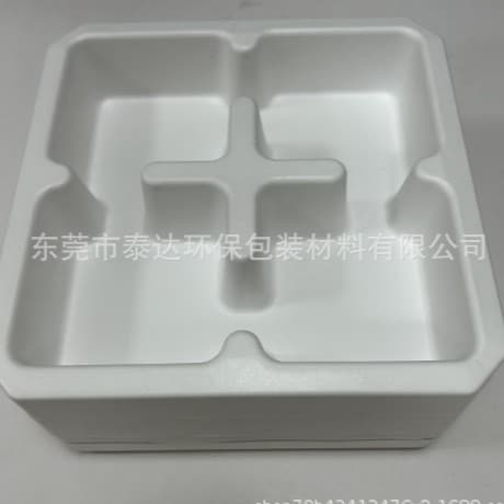 Customized Minimalist Eco-friendly White Dry/Wet Pressed Paper Trays, Pulp Molding Egg Trays Packaging, Paper-plastic Packaging