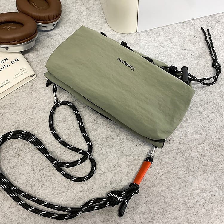 TL Alternative Water Bottle Bag Mountain Style Outdoor Hiking Trekking Cycling Bag Drawstring Men's Crossbody Bag Single Shoulder Bag Mountain Style Bag