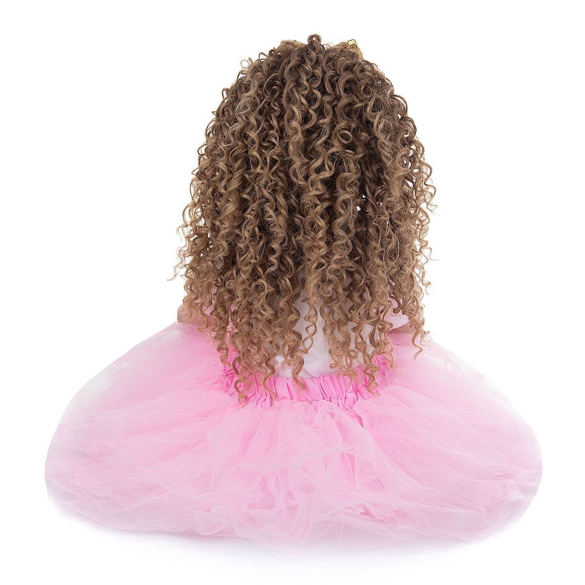 Factory Supply Reborn Doll Wig Cap Messy Hair Instant Noodle European American Gray Yellow