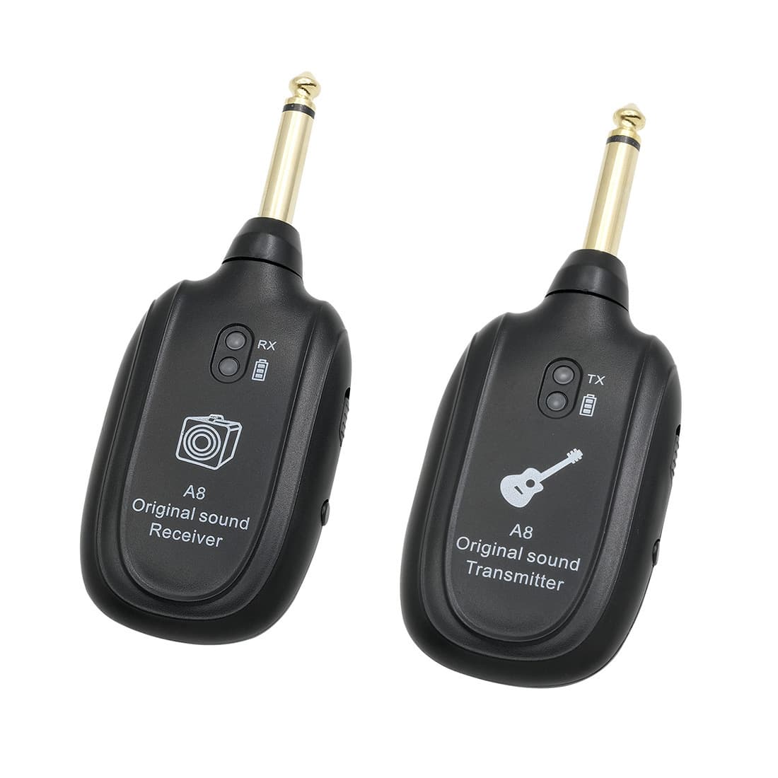 A8 Musical Instrument Wireless Receiver Transmitter Guitar Wireless Transceiver Transmission System Electric Guitar Wireless Pickup