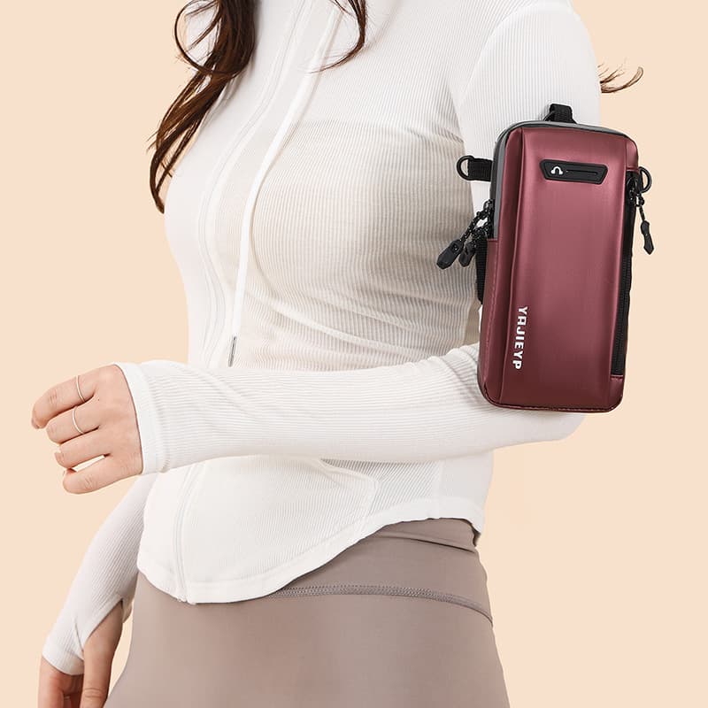 New Outdoor Fitness Phone Arm Band for Men and Women, Wrist Pouch, Water-Resistant Running Sports Phone Bag with Arm Sleeve