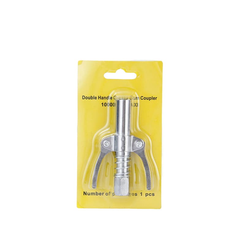 Locking Pliers Type Grease Fitting Grease Gun Nozzle Head Manual/Electric/Pneumatic Grease Nipple Coupler Flat Head Nozzle Accessories
