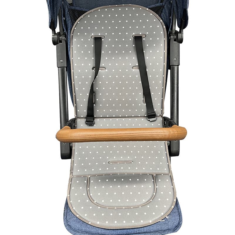 Baby Stroller Cotton Pad, Four-Season Spine-Protecting Stroller Cushion, Pure Cotton Thickened Baby Stroller Seat Pad for High Chair