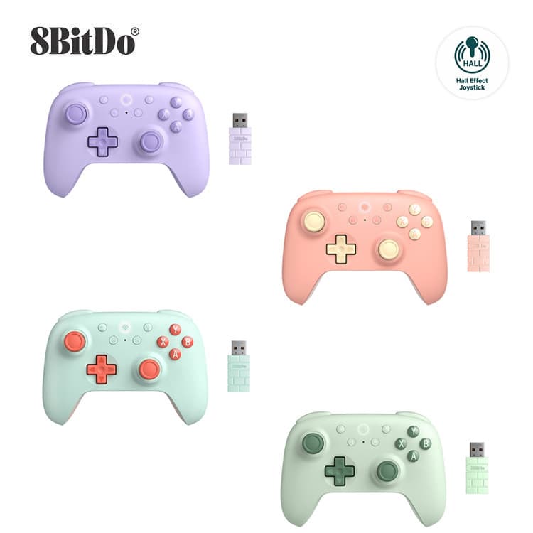8Bitdo Orion Youth Edition 2 Wireless Controller for PC Steam Hall Effect Joystick Triple Mode Connection