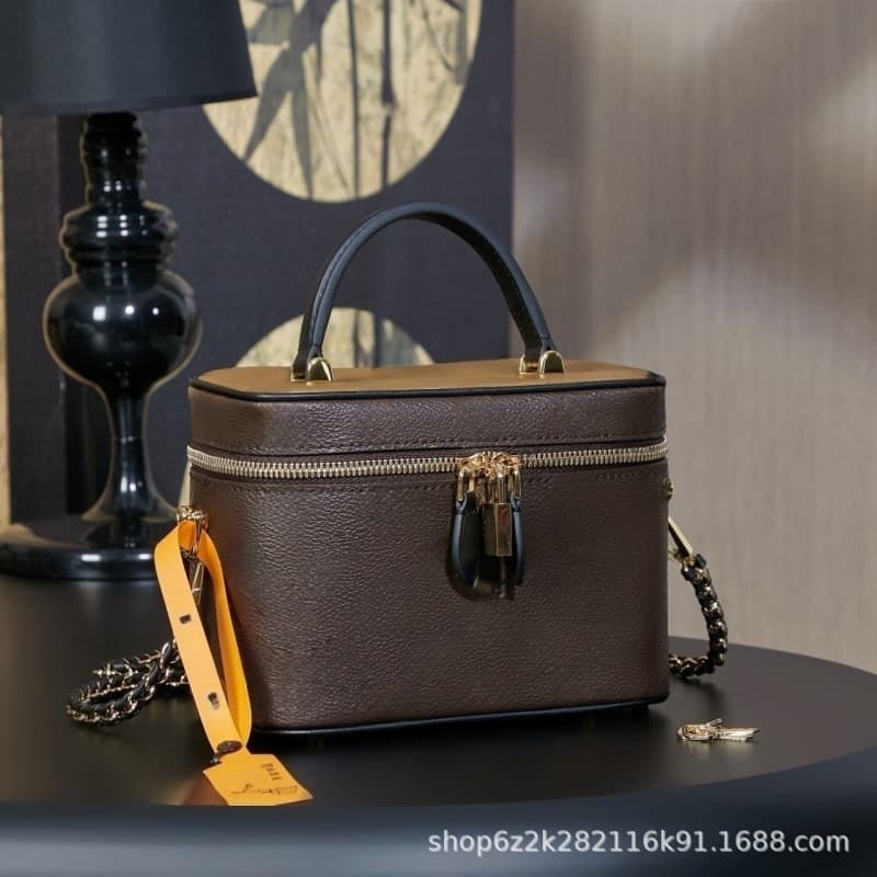 M&LV Lujia Presbyopia High Version Small Box Cosmetic Bag Shoulder Bag Crossbody Bag Handheld Women's Bag