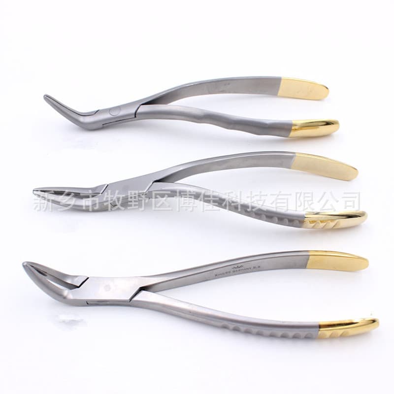Dental Root Forceps, Extraction Forceps, Root Forceps, Stainless Steel, Oral Instrument, Upper Jaw, Lower Jaw, Universal Upper and Lower