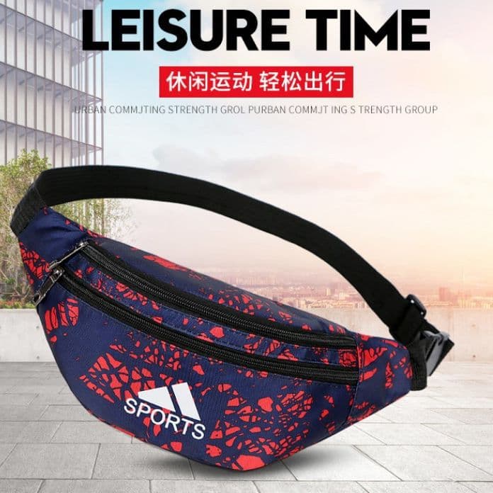 New men's and women's waist bag, outdoor sports change/phone bag, fashionable and versatile, supermarket cashier business waist bag wholesale.