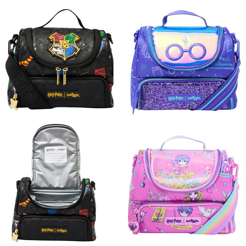 Australia Smiggle New Crossbody Lunch Bag, Cartoon Insulated Lunch Box for Students, Handheld Meal Bag