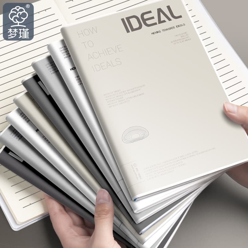 Plastic Cover Literary Thick Notebook for Note-Taking, Ideal for Writing, Fresh Ins Style