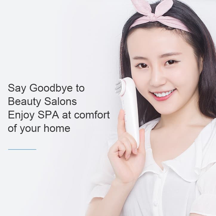 Portable RF Device Multi-functional RF Frequency Conversion Skin Beauty Device for Lifting, Tightening, Skin Rejuvenation, EM Red and Blue Light Facial