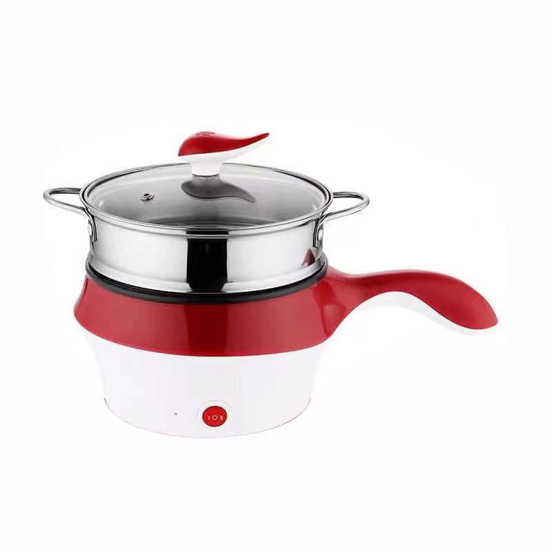 Electric Cooking Pot for Dormitory Students, Multi-Functional Hot Pot, Household All-in-One Electric Wok for Noodles, Small 2-110V Electric Pot