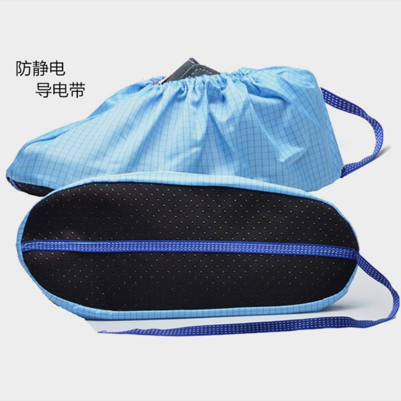Anti-static shoe covers wholesale, dust-free workshop anti-slip rubber sole, reusable shoe covers for laboratory and computer room