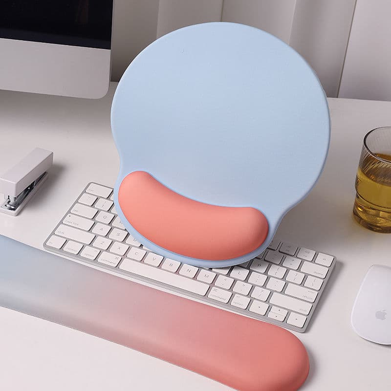 Keyboard Wrist Rest Candy Color Wrist Pad Mouse Pad Office Women Wrist Support Cute Mouse Pad Standalone Site