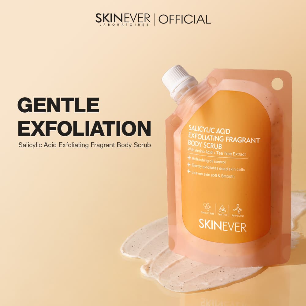 Skinever Exfoliating Scented Body Scrub Salicylic Acid Body Scrub